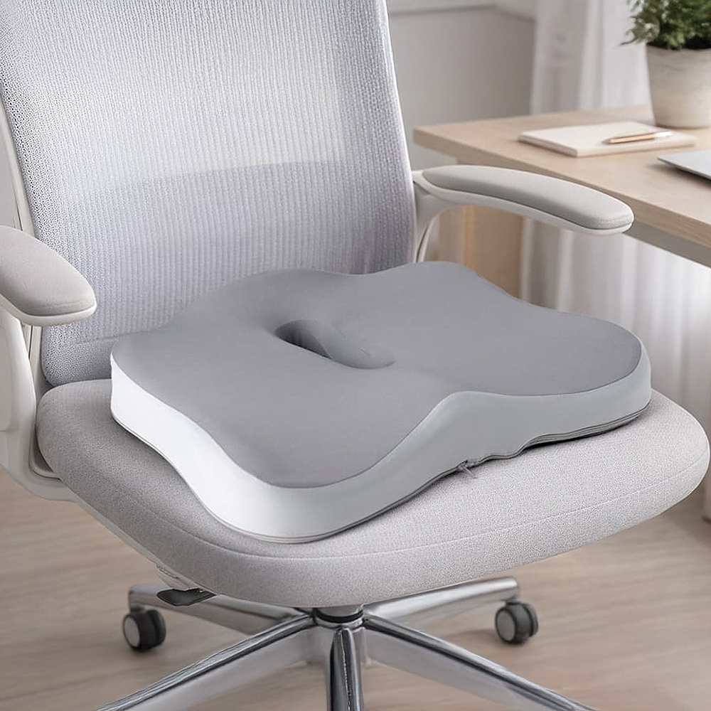 BNS 무중력 구름방석 2세트 메모리폼 자세 사무실 의자 프리미엄 방석 고밀도 인체 굴곡
