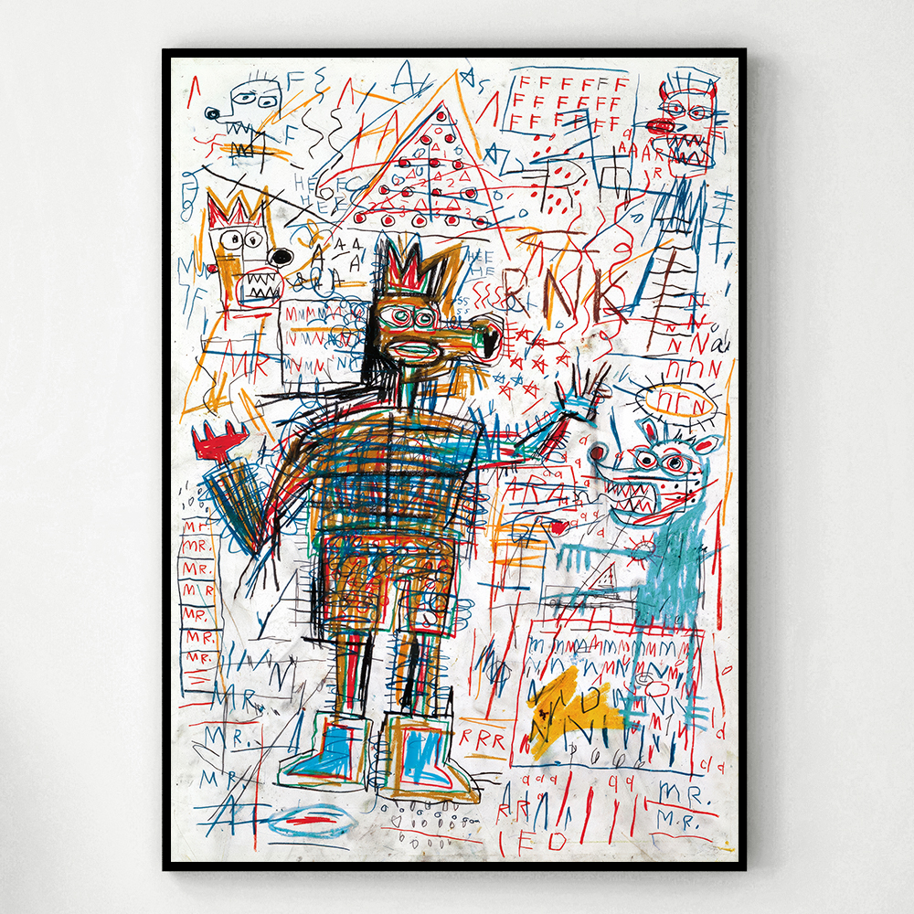 장 미셸 바스키아 인테리어 그림 액자 포스터 명화 9 Untitled 1982 - 상세 이미지 3