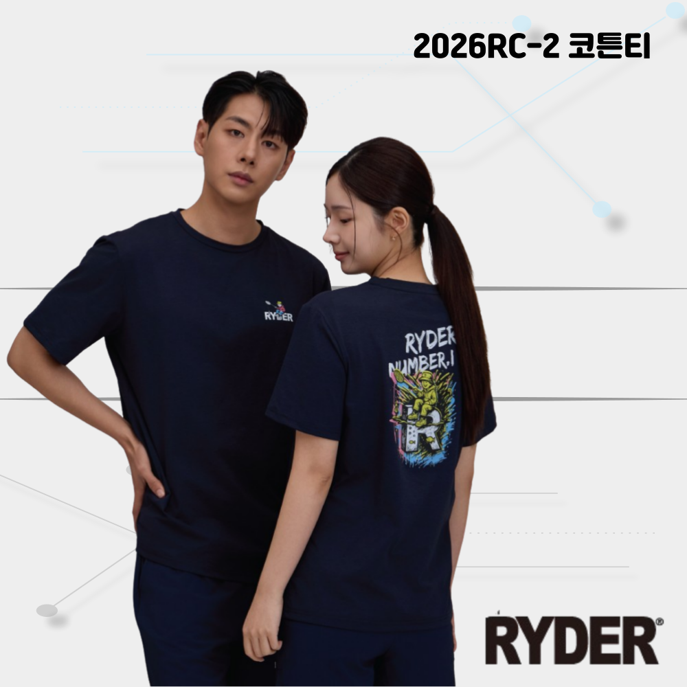 라이더 배드민턴 의류 공용티셔츠 2026 컬렉션 민턴로그 2026RC-1 - 상세 이미지 3
