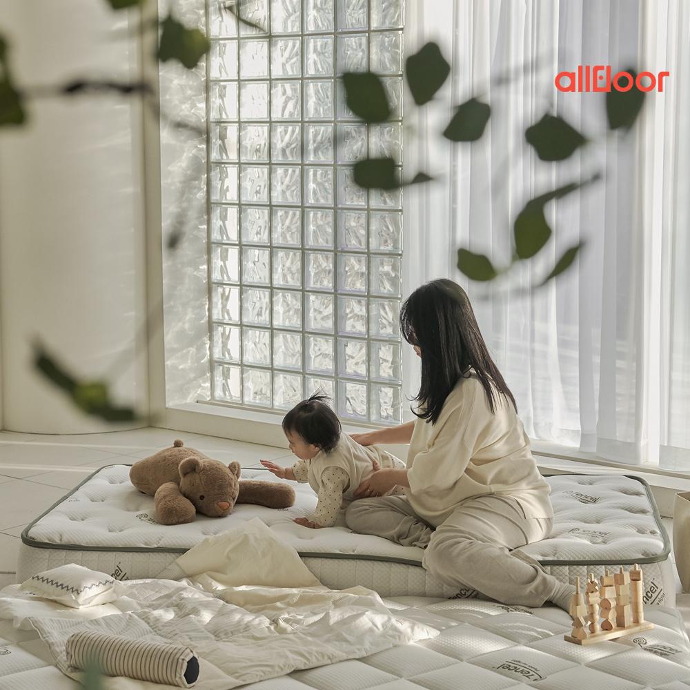 올플로어 영국산 천연 울 패딩 유아용 매트리스 GR-02 20cm, S(싱글) 이미지 8