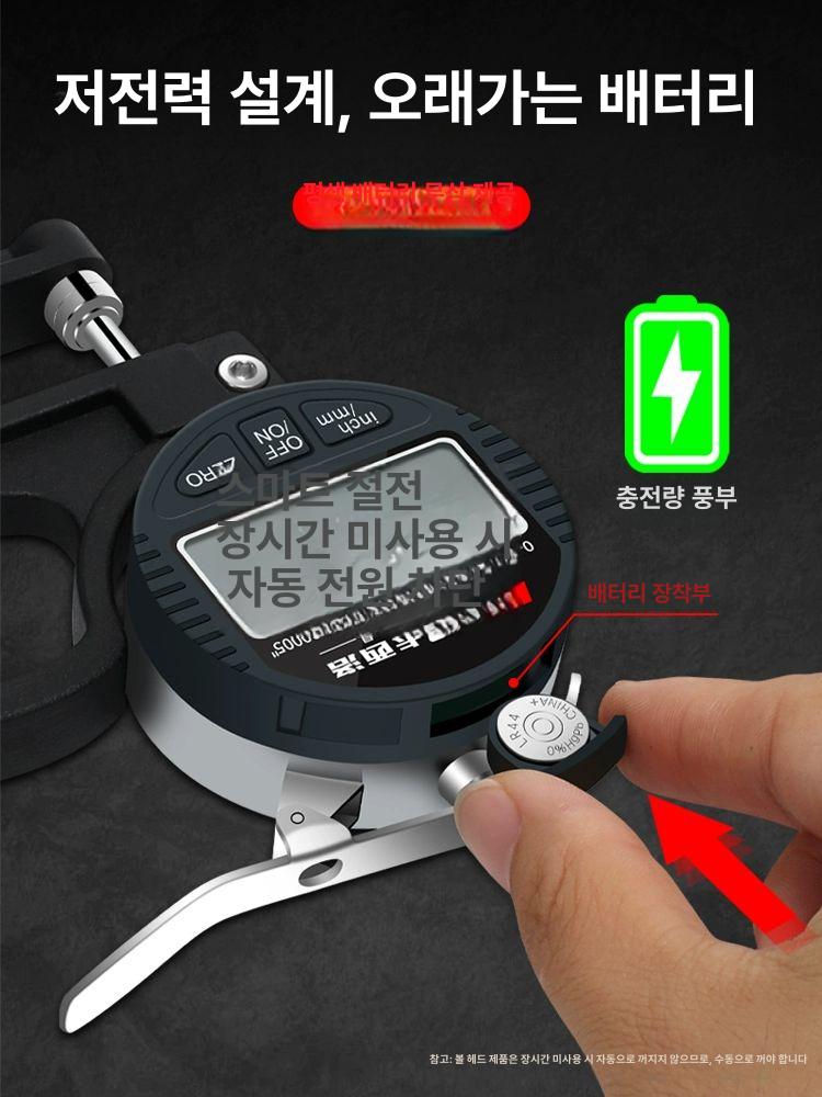 두께 게이지 갭 측정기 산업용 계측기 패브릭 굵기 정밀 산업용+원단 100 팁 0-12.7mm - 상세 이미지 5