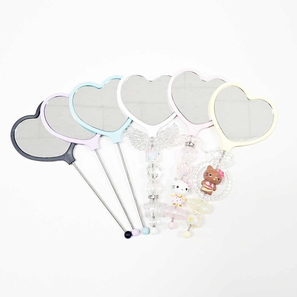 거울꾸미기 비즈 거울 거꾸 동대문 DIY 재료 하트 모양
