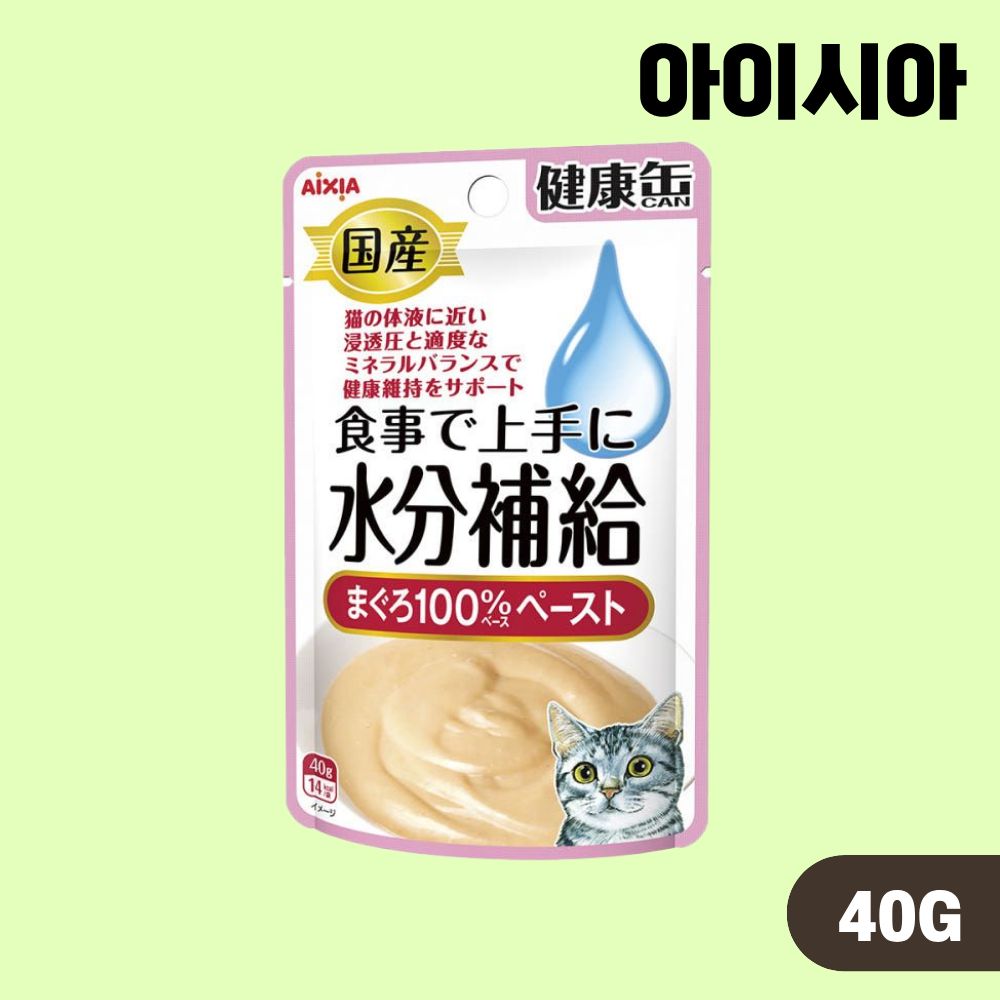 아이시아 건강캔파우치 고양이 습식 간식 6종 콤보, 40g, 12개 - 상세 이미지 4