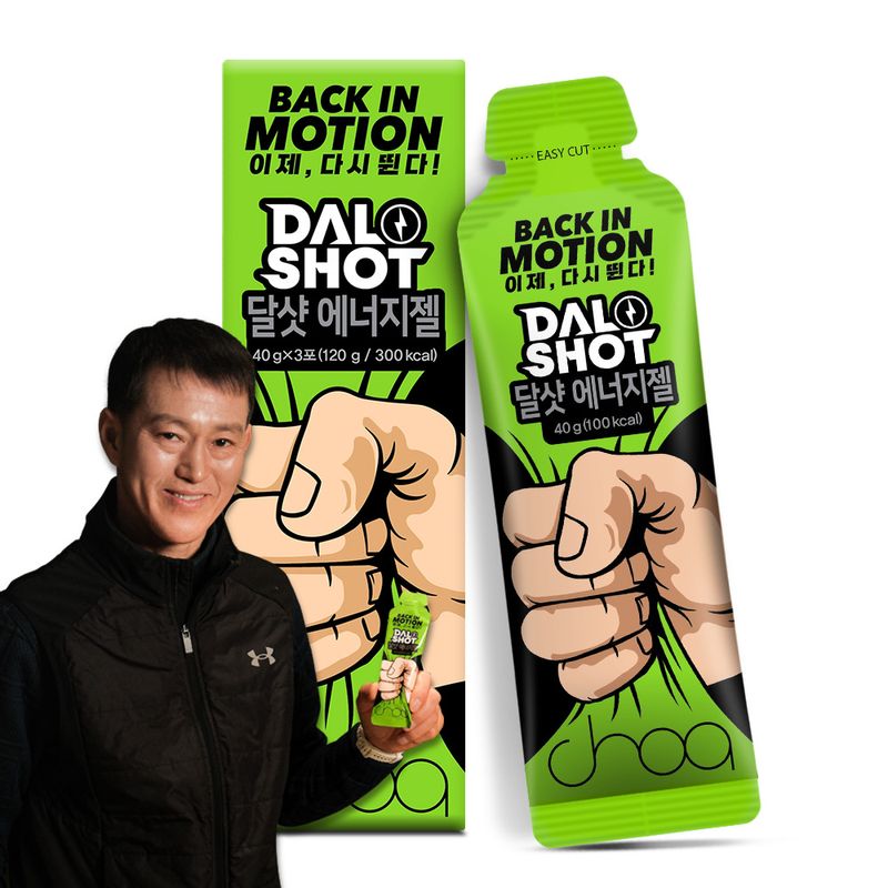 달샷 에너지젤 정석근 감독의 배합 노하우로 만든 달샷 (40g x 3개입) - 상품 이미지