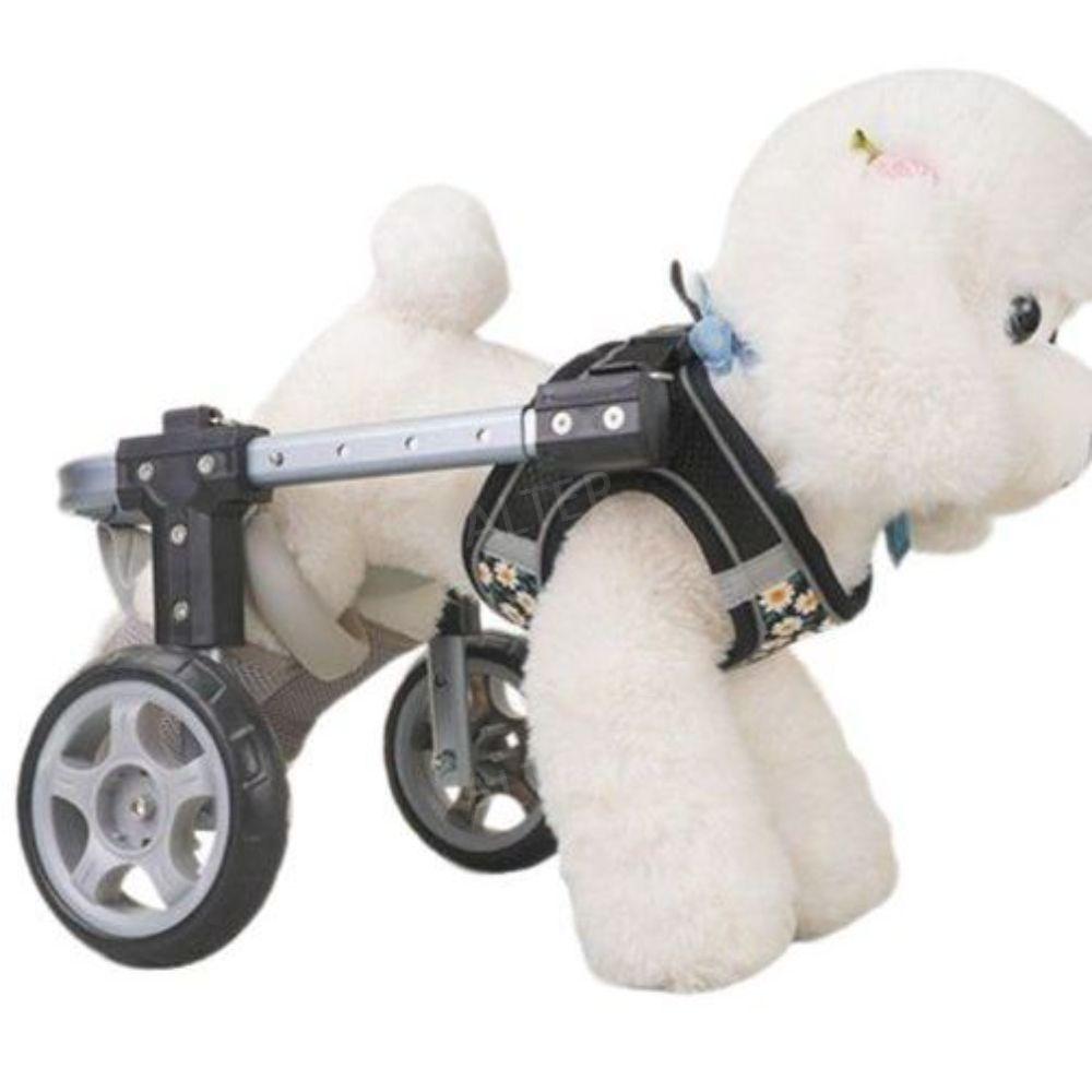 강아지 뒷다리 보행기 2륜 애견 보조기 노견 검정색 2륜 XS (22-27cm 2.5-4kg) - 상세 이미지 2