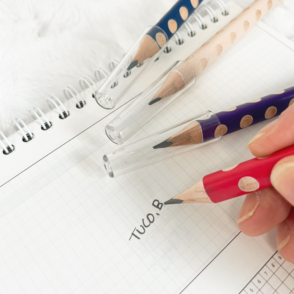 투코비 고투명 연필캡 점보형 4P 10개입 이미지 4