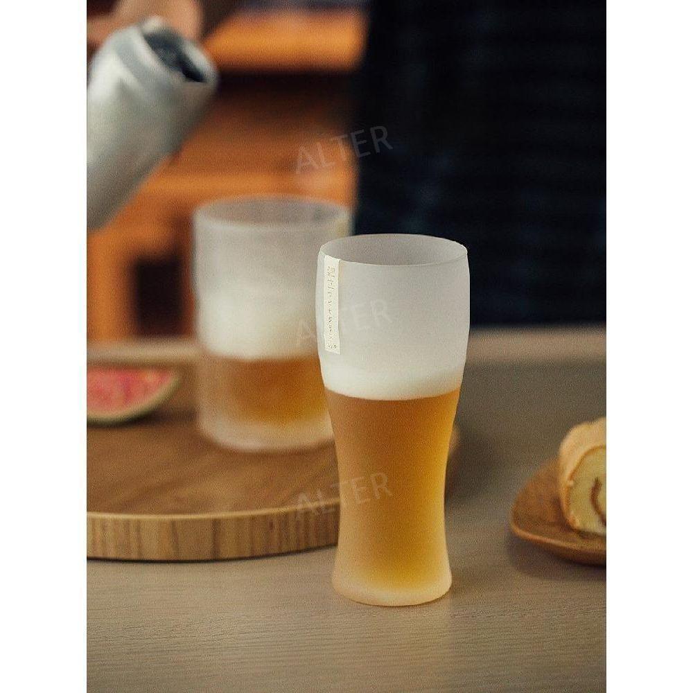 아와다치 일본 불투명 거품 맥주잔 집들이선물 밀맥주 머그잔 - 상세 이미지 2