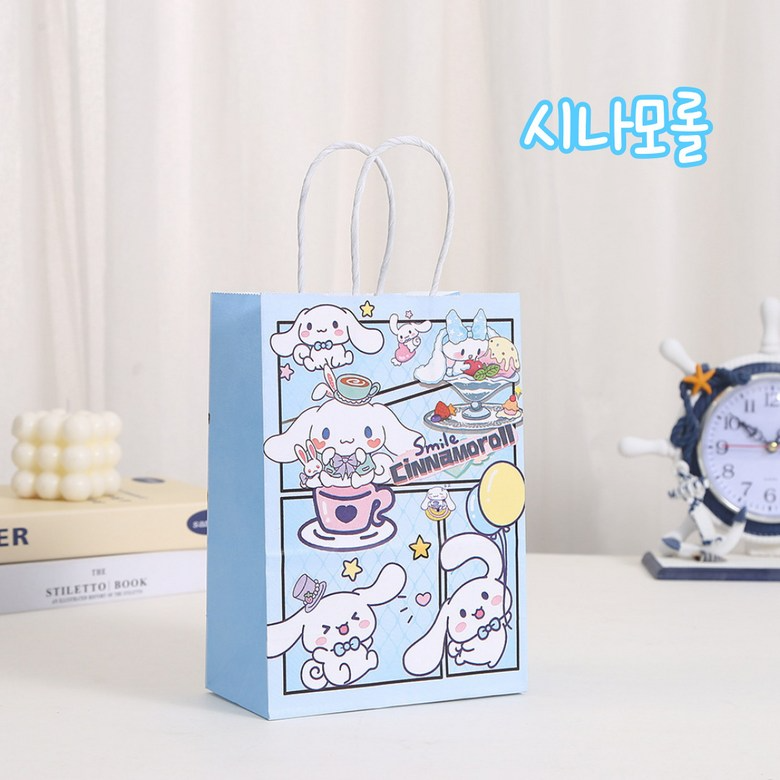 산리오 캐릭터 종이봉투 선물 10개입 1세트 구디백 - 상세 이미지 3