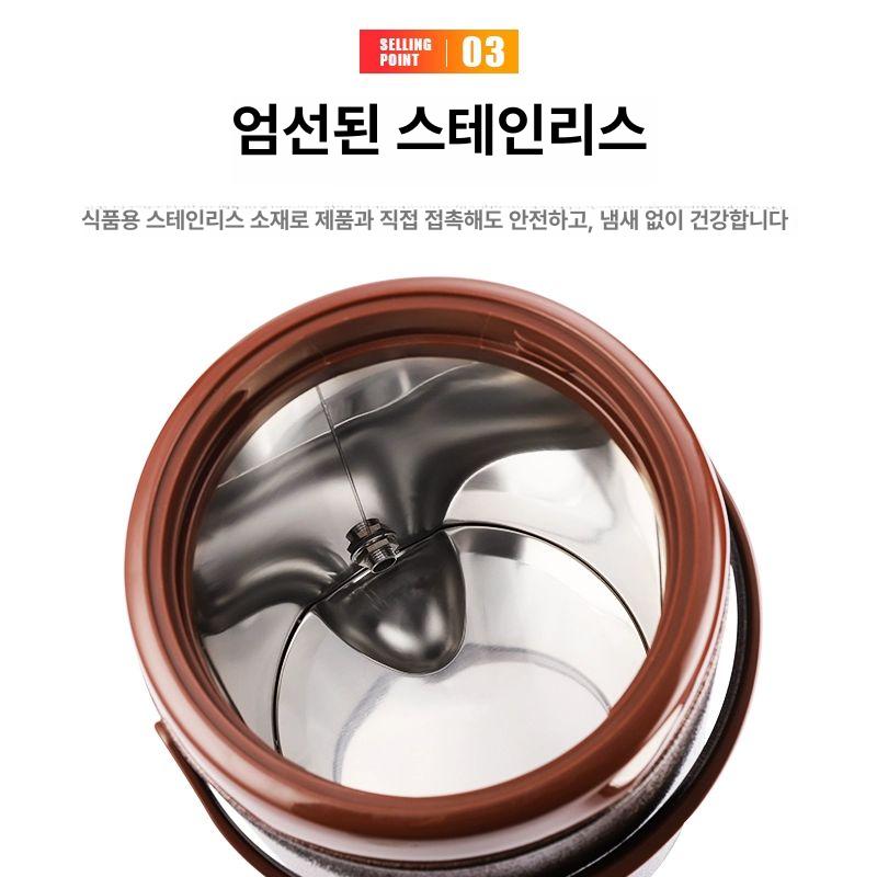 커피 보온통 업소용 보냉통 음료 디스펜서 뷔페 음료통 뉴 밀크티 보온통 커피브라운 8l - 상세 이미지 4
