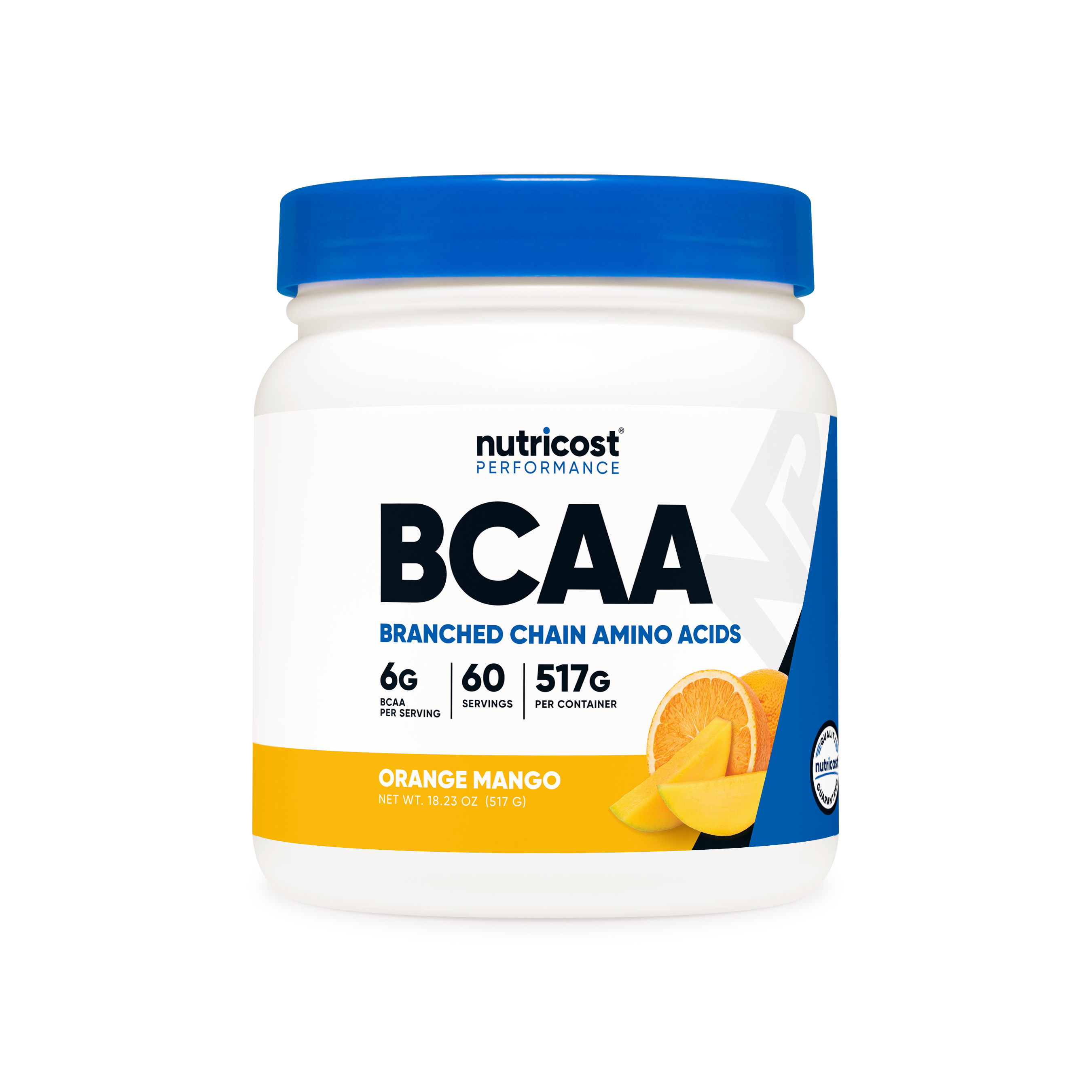 뉴트리코스트 대체당 함유 고함량 BCAA 6,000mg 60회분 오렌지 망고, 517g, 1개 - 상세 이미지 2