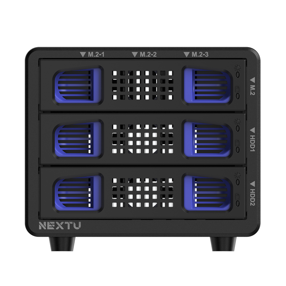 넥스트유 3베이 USB 3.2 Gen2 10G 데이터 스토리지 HDD SDD M.2 하디온 S1 - 상세 이미지 3
