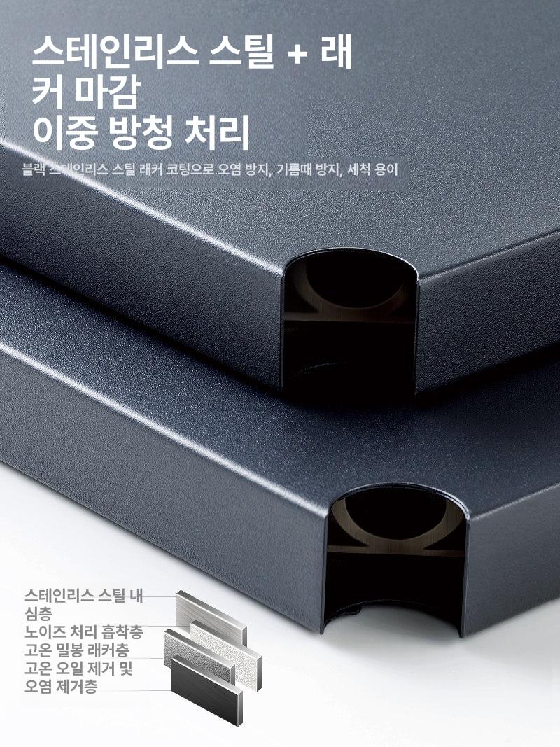 이동식 렌지대 전자레인지 거치대 오븐 다용도 수납장 화이트 5칸 35길이 탄소강 - 상세 이미지 4