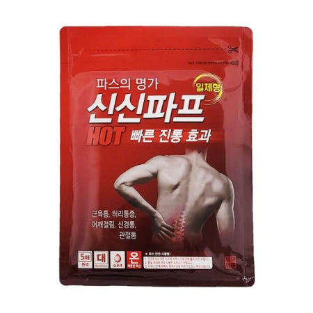 신신파스 신신파프 일체형 (핫 6327) 붙이는파스 핫파스 5매