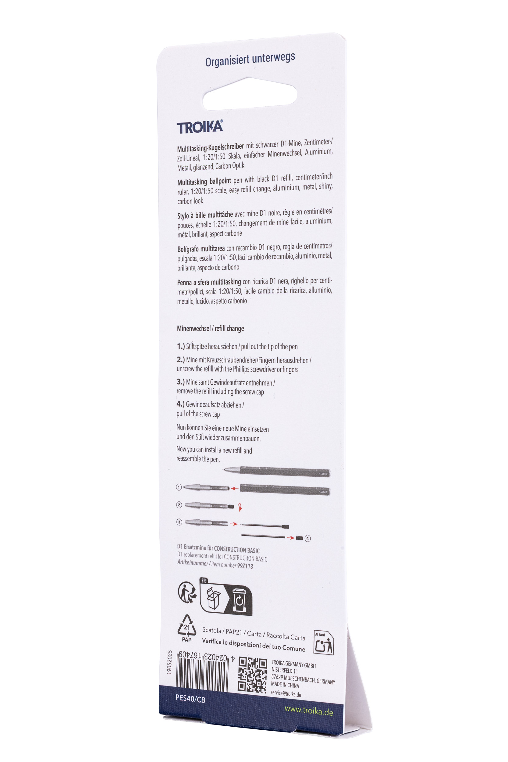 트로이카 고급볼펜 멀티태스킹 선물용볼펜 PES40 7종 택1 카본룩(블랙심), 1개 - 상세 이미지 5