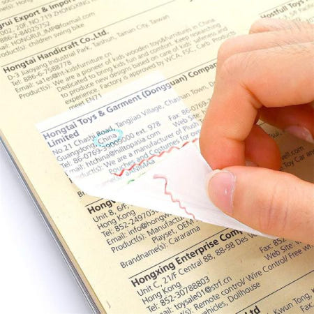 떡메 투명 포스트잇 점착 메모지