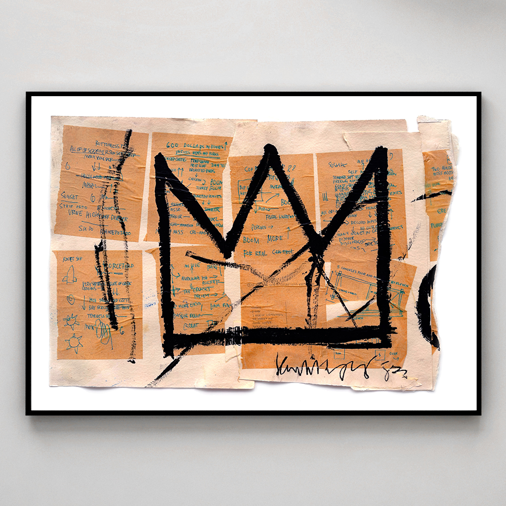 장 미셸 바스키아 인테리어 그림 액자 포스터 명화 33 Untitled Crown - 상세 이미지 3