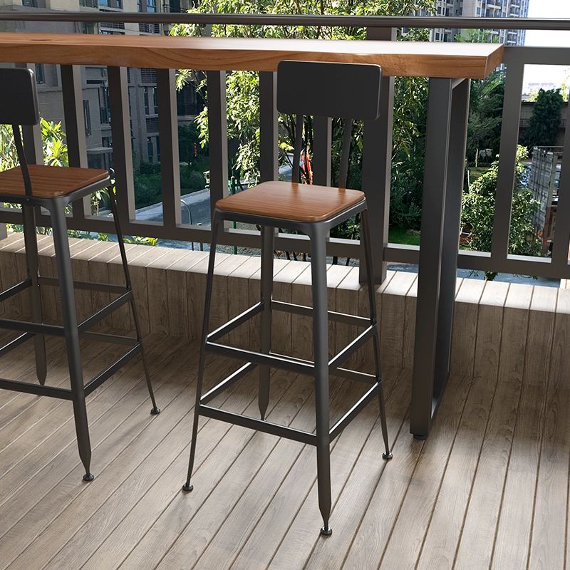 좁은 창가테이블 긴테이블 카페용 협탁 틈새테이블 이동식 길이 300x폭 45x높이 105cm 조립 필요 프레임 구조 - 상세 이미지 3