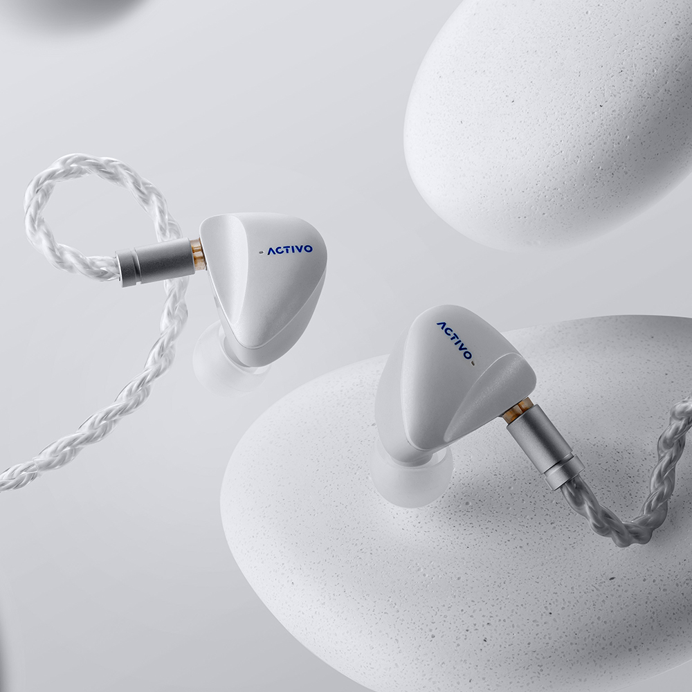엑티보 스쿠프 고음질 유선이어폰 하이브리드 3DD+2BA IEM 인이어 줄이어폰 제품 이미지