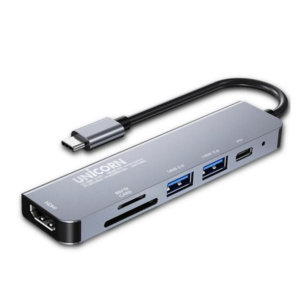6in1 c 타입 멀티 허브 고화질 usb 멀티 허브 노트북 - 상세 이미지 2