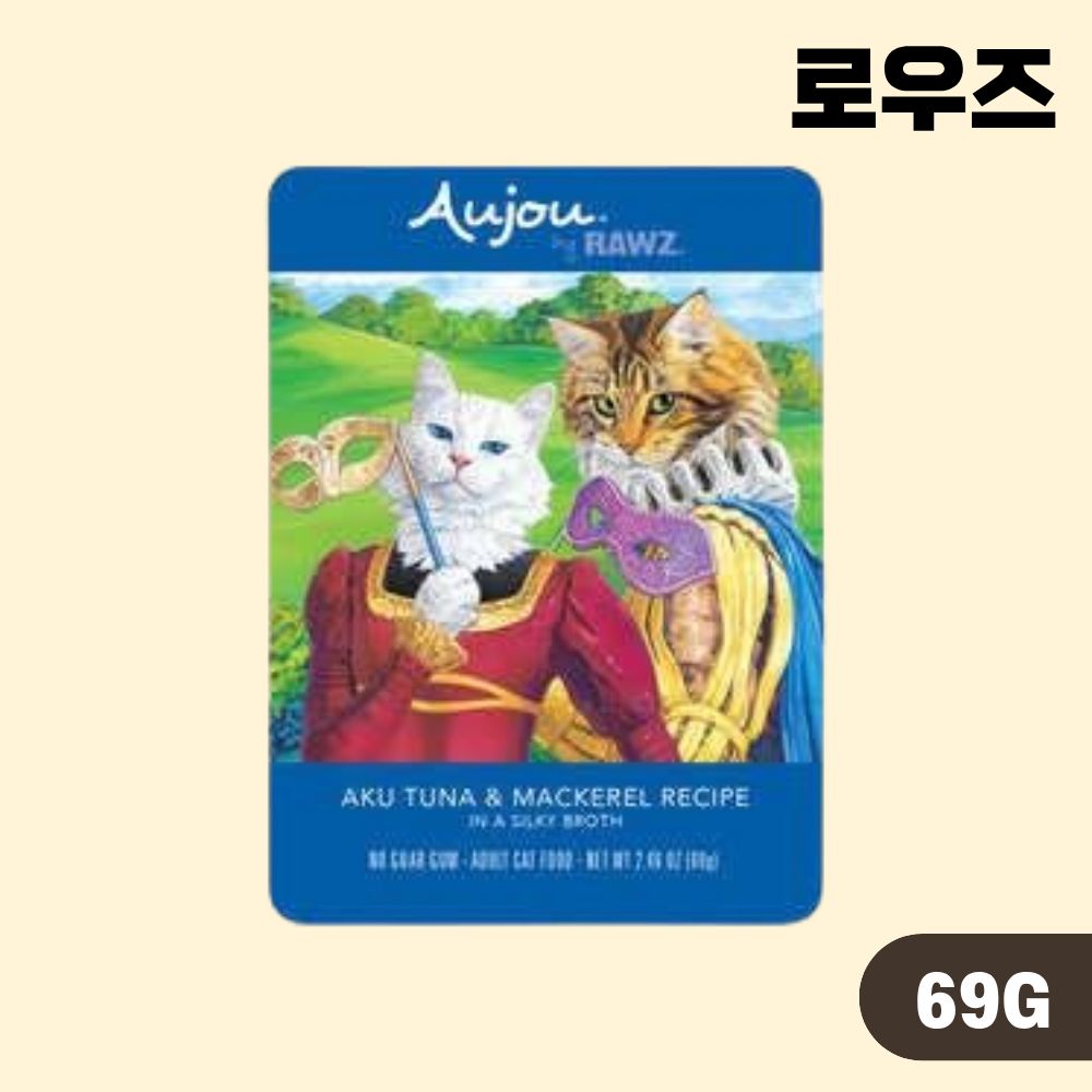 [+N포인트] 로우즈 오쥬바이 습식 파우치 고양이 주식 5종 콤보, 69g, 10개 - 상세 이미지 2