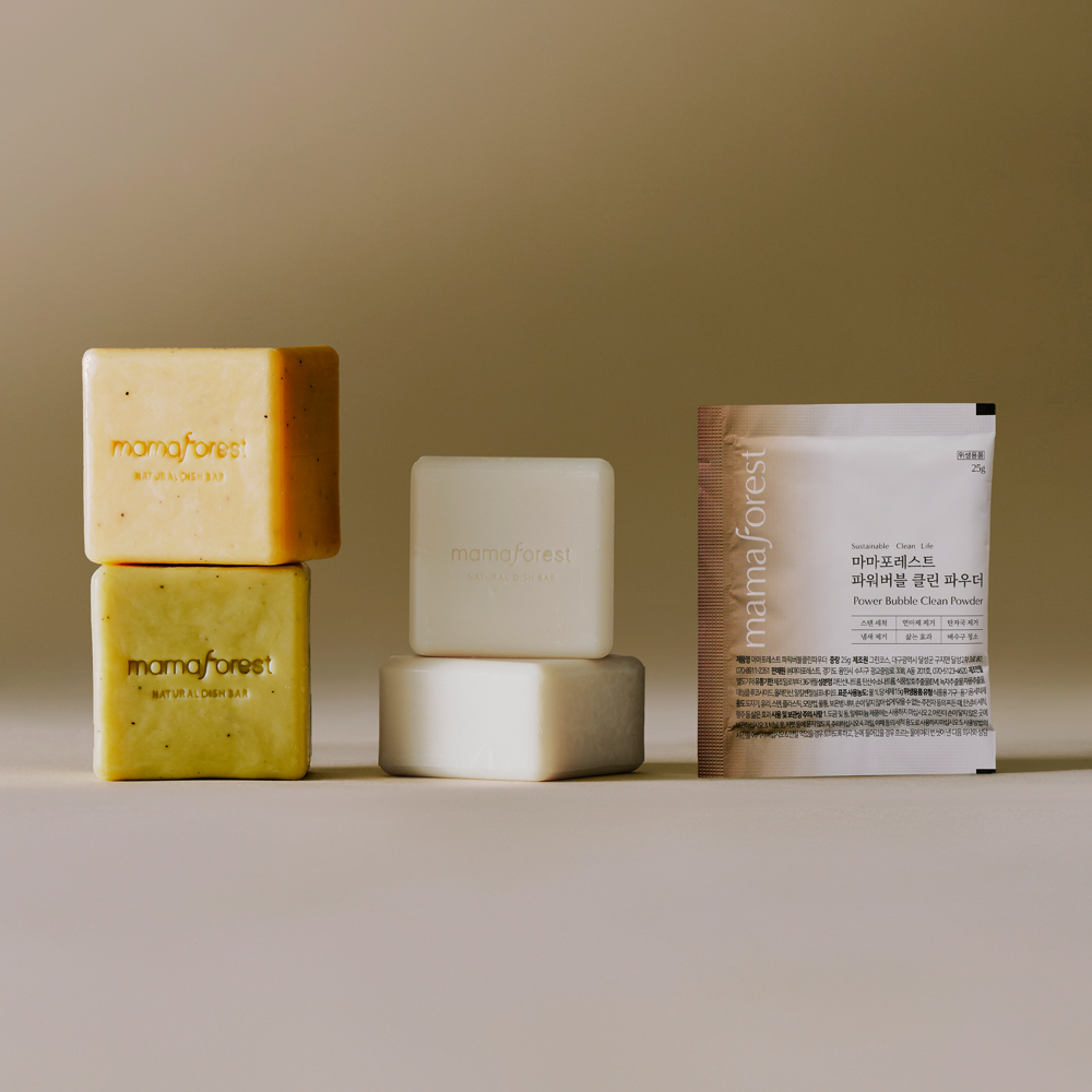 마마포레스트 설거지 비누 천연 주방 세제 고체 설거지바 2+2 제품 이미지