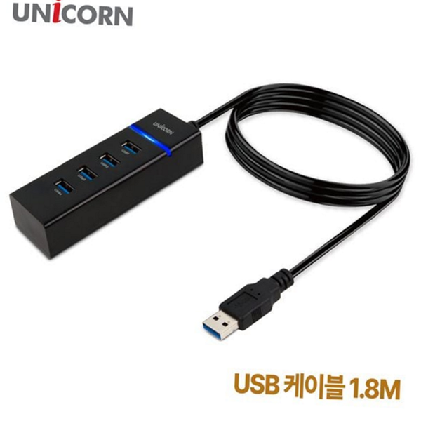고속 usb 허브 유선 4 포트 usb 허브 데이터 노트북 - 상세 이미지 2