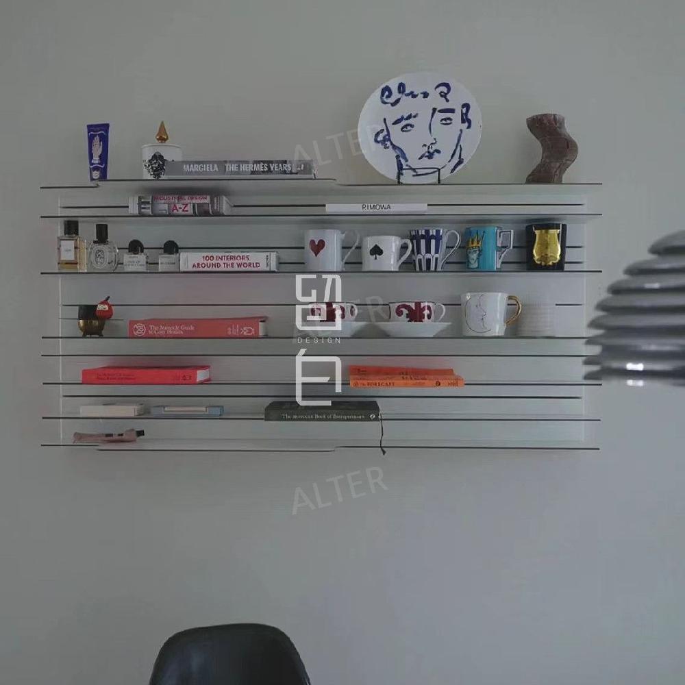 침실 책장 미드센츄리 페이퍼백월시스템 벽걸이 인테리어 벽 화이트 30x60cm(8kg) - 상세 이미지 5