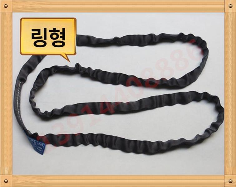 크레인 슬링바 하중분산 실링바 장비 로프 크레인용 슬링 1t 1m 양쪽끝버클 단일 스트립 - 상세 이미지 5