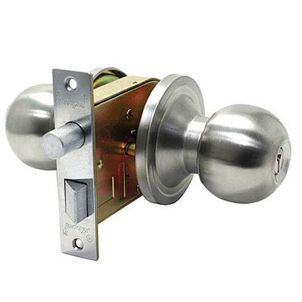 스테인리스 현관문 손잡이 실내문 원통형 손잡이 열쇠형 방문 교체 부품