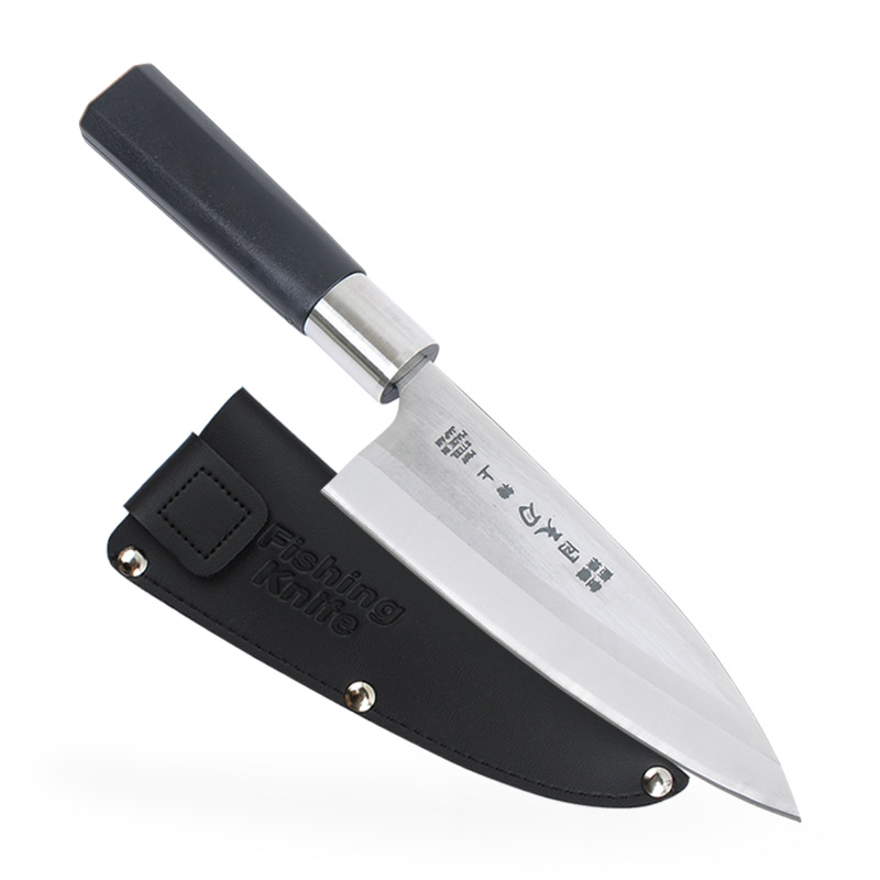 일천도 특상 6A 스텐 데바 + 칼집 세트 15.5cm, 단일색상, 1개 - 상품 이미지