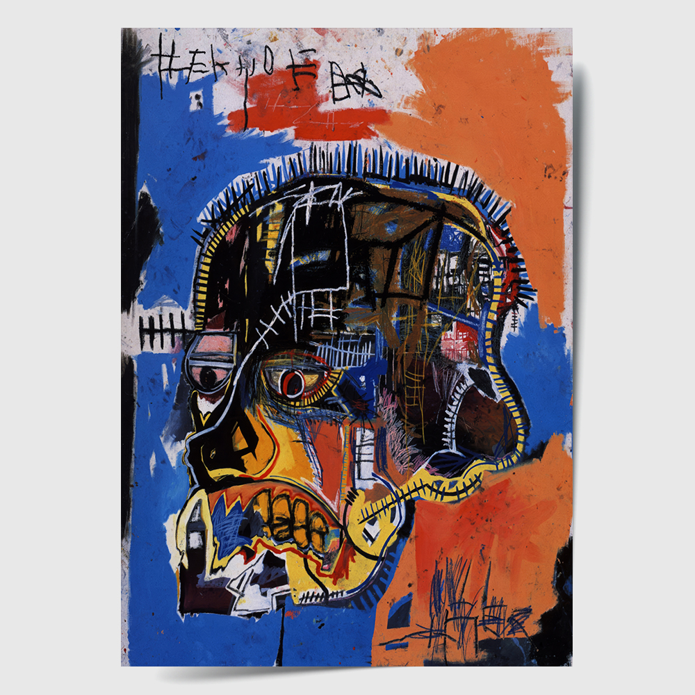 장 미셸 바스키아 인테리어 그림 액자 포스터 명화 7 Untitled, Skull 1981 - 상세 이미지 2