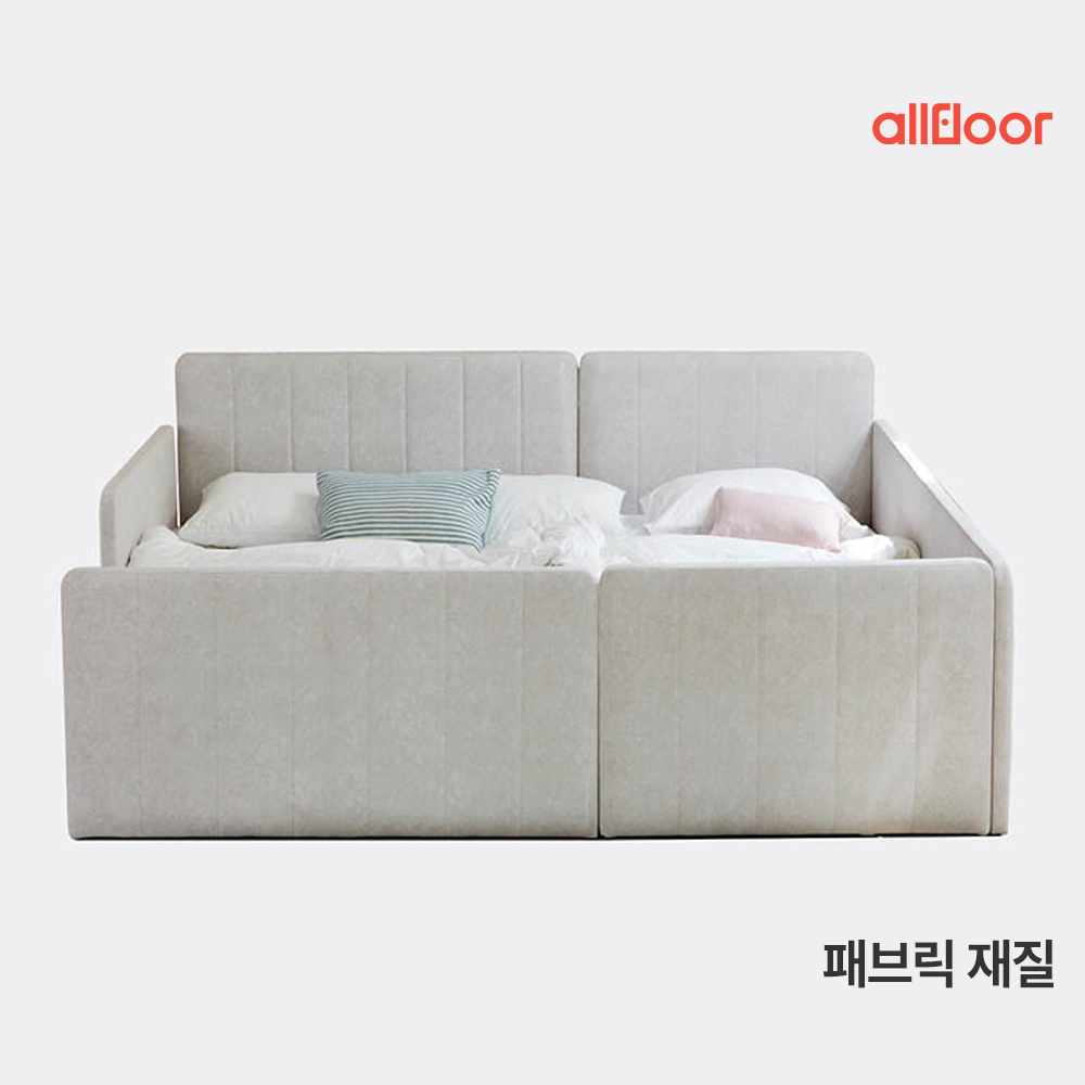 올플로어 플래드 패밀리침대 높이조절 저상형 철제마루판 모듈형가드 패밀리침대 - 상세 이미지 3