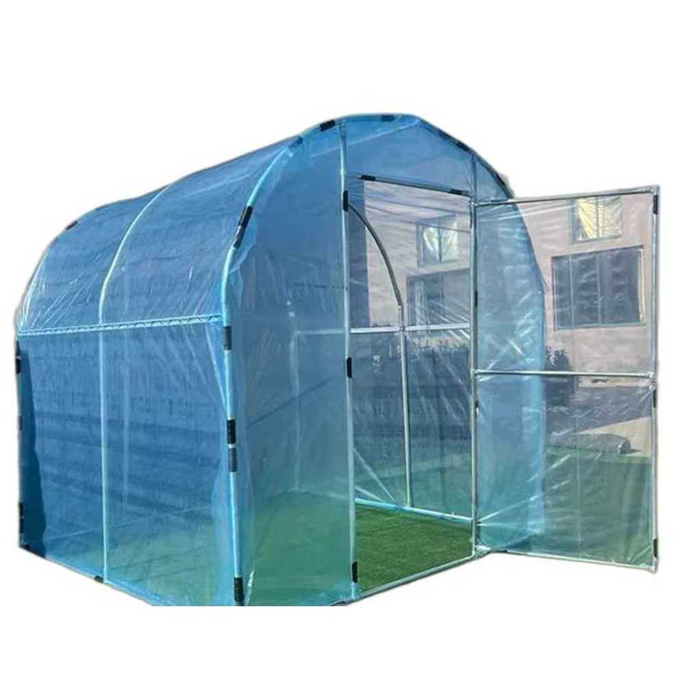 비닐하우스 식물투명온실 파이프 아시바 지지대 자재 2x2x2m - 상품 이미지