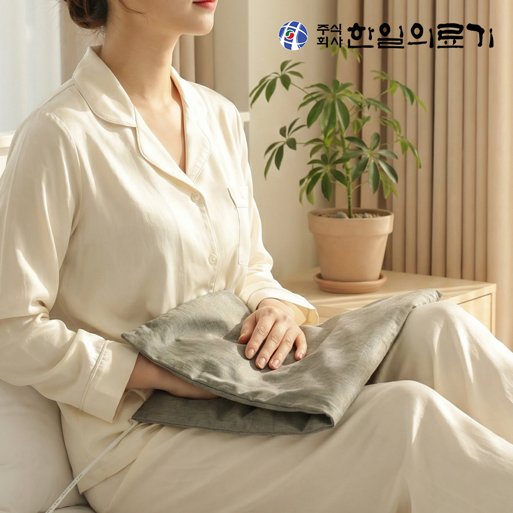 한일의료기 프리볼트 전기 온열 찜질기 허리 복부 등 배 무릎 어깨 찜질팩 찜질매트