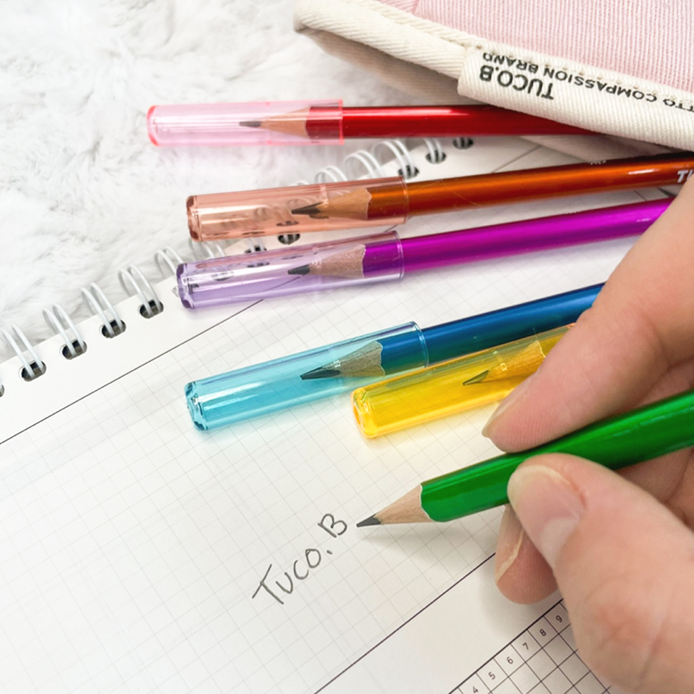 투코비 고투명 연필캡 기본형 6P 10개입 이미지 2