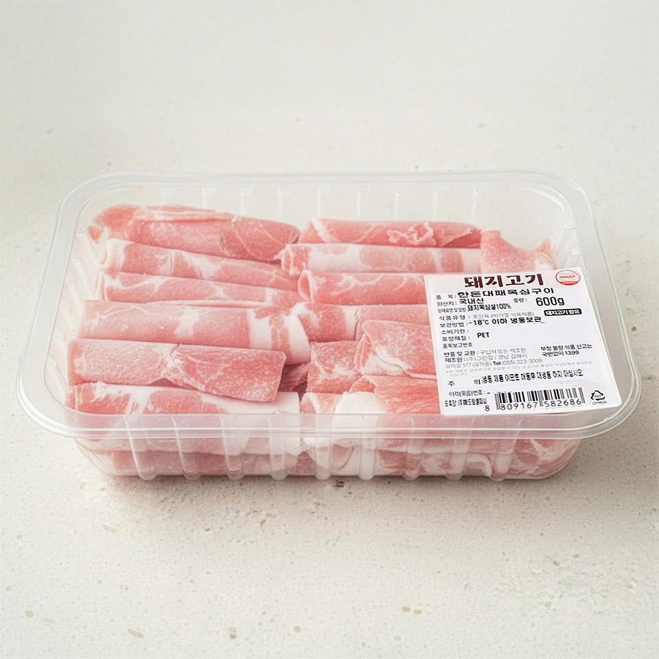 메가마트 한돈 대패 목심 구이(냉동) 600g - 상세 이미지 2