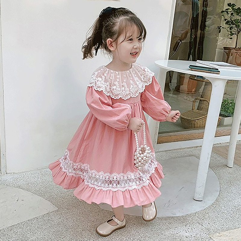 여아 원피스 아기 유아 원피스 키즈 공주 드레스 샤 레이스 봄 여아옷 돌 생일 파티 촬영룩 제품 이미지
