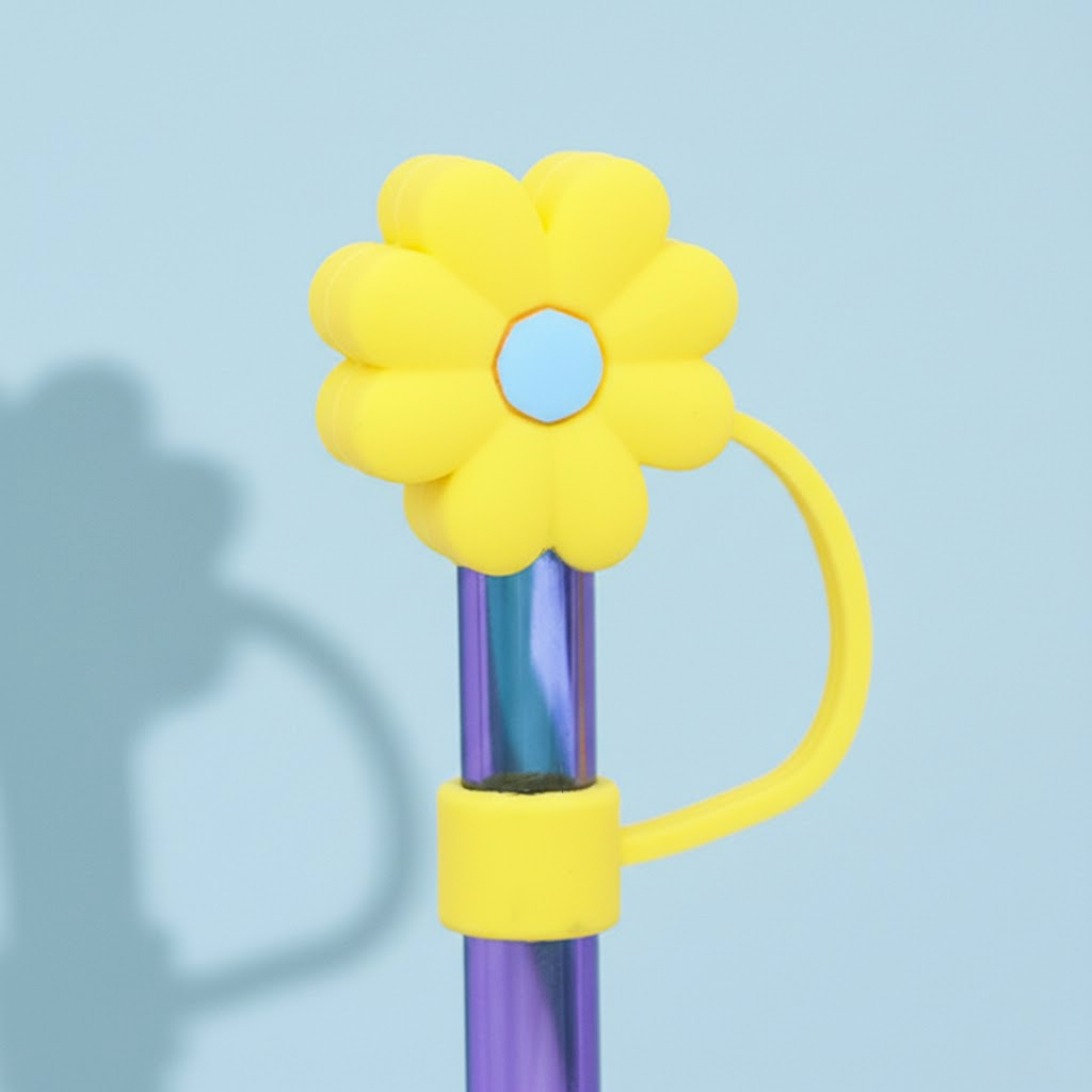 [호환] 텀블러 빨대 마개 스탠리 커버 텀꾸 스타벅스 캡 플라워 - 상품 이미지
