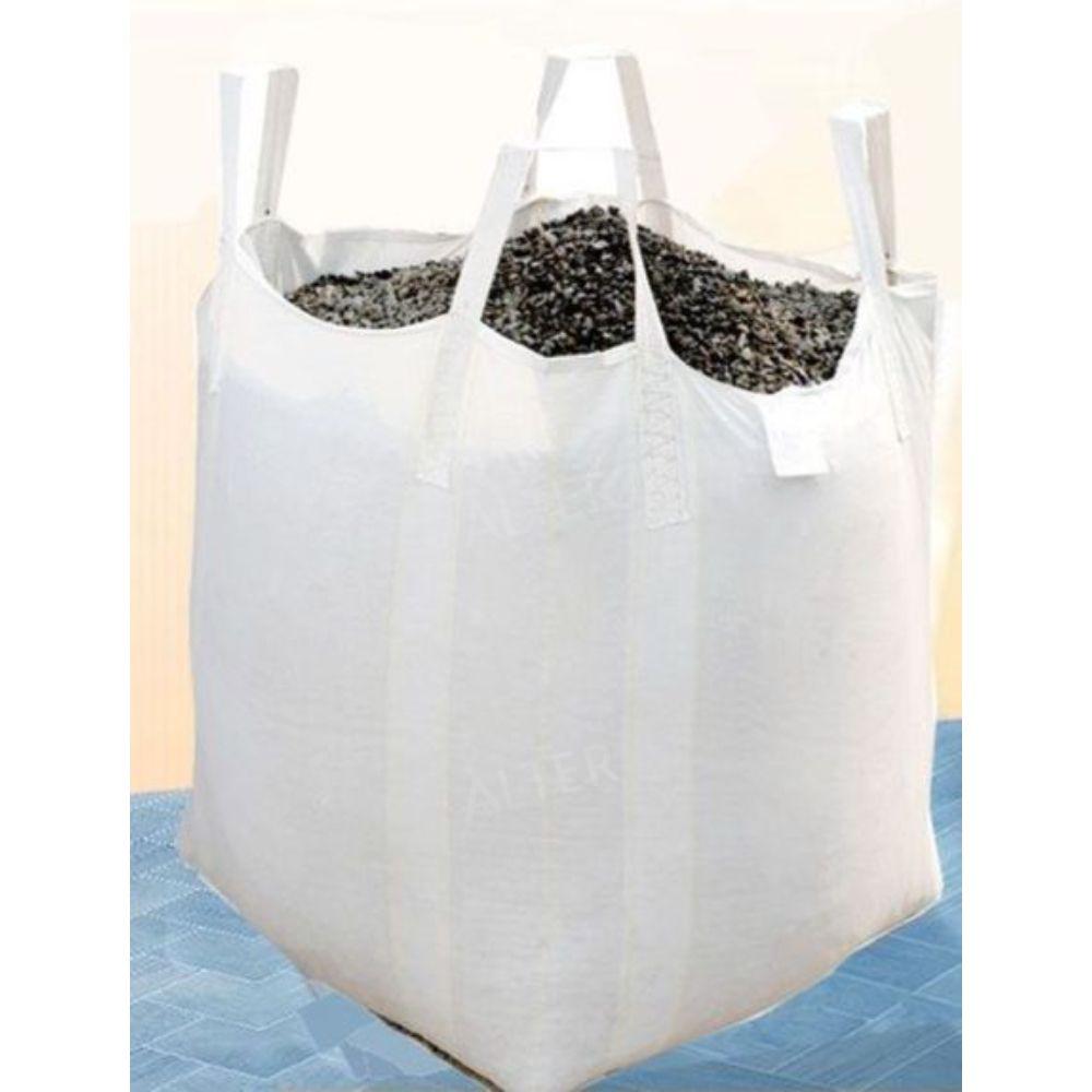 자루 항공마대 밴드 폐기물 가방 마대 항공 상단 큰 개구부+하단 평평 바닥 70x70x80cm 1-1.5톤 이중 워프 보강 원단 - 상품 이미지