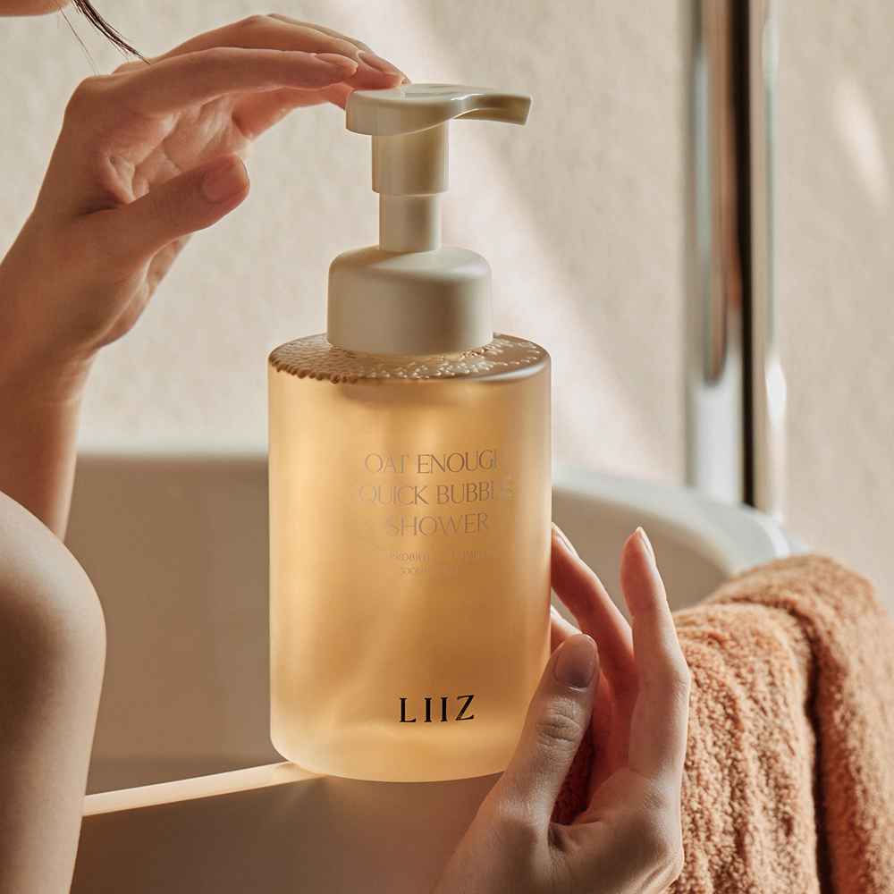 리즈 오트 이너프 퀵 버블 샤워 바디워시 약산성 바디클렌저 머스크플로럴, 500ml, 2개 - 상세 이미지 4