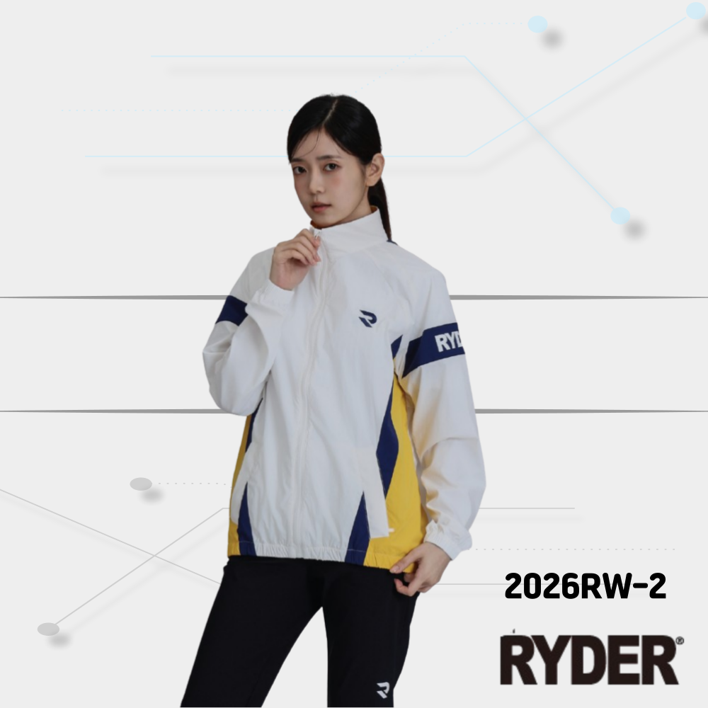 라이더 배드민턴 바람막이 아노락 긴팔 의류 2026 컬렉션 민턴로그 2026RW-1 - 상세 이미지 3