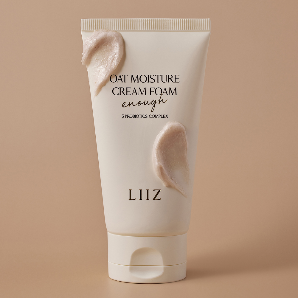 쫀광폼 리즈 오트 이너프 모이스처 크림 폼 100ml 촉촉한 미산성 클렌징 클렌징폼 - 상세 이미지 4