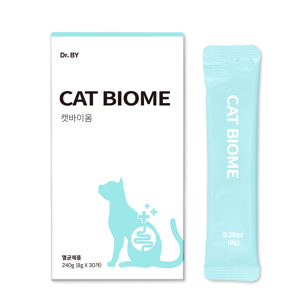 닥터바이 고양이 액상 유산균 캣바이옴 변비 설사 구토 장 건강 개선 30포, 1개 제품 이미지