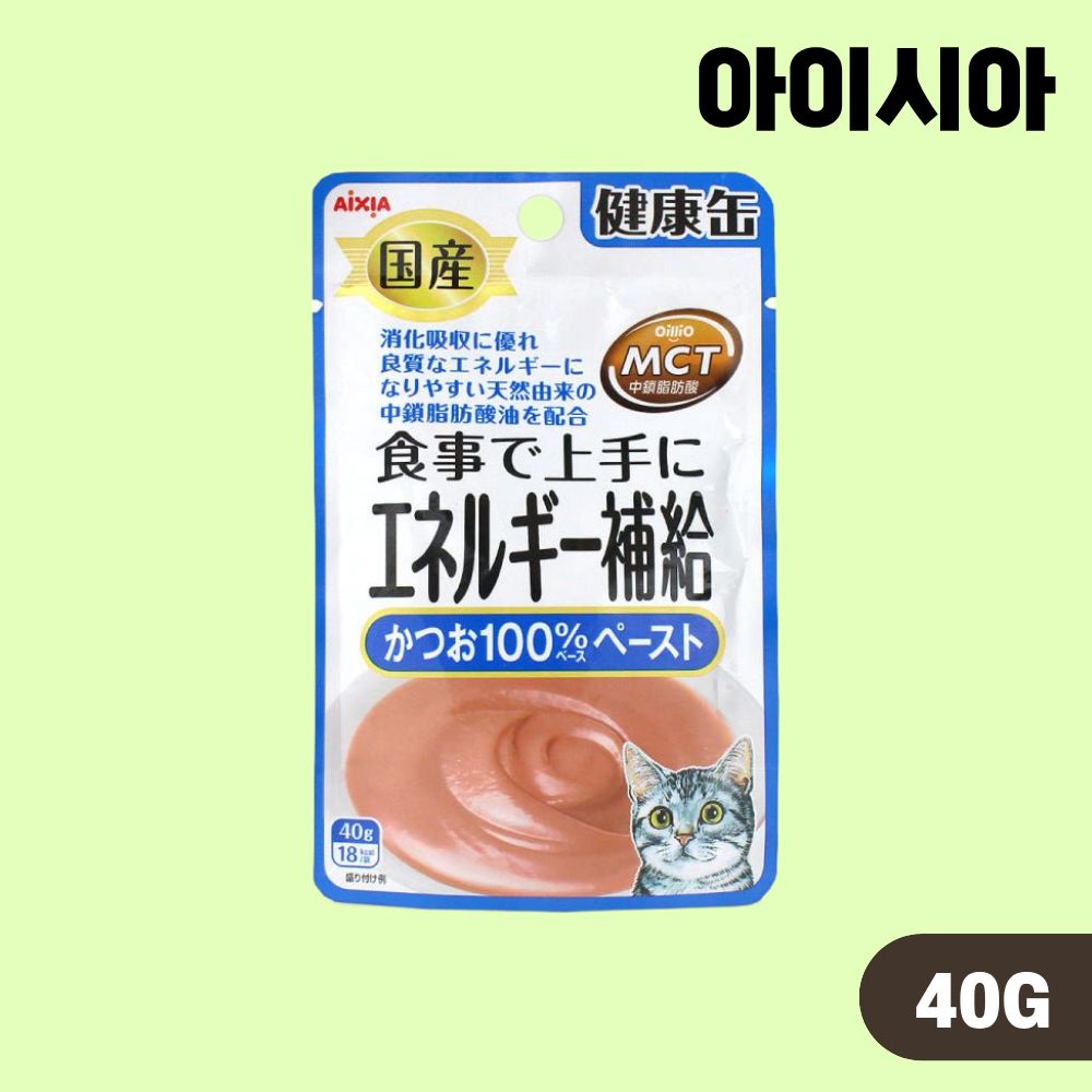 아이시아 건강캔파우치 고양이 습식 간식 6종 콤보, 40g, 12개 - 상세 이미지 5
