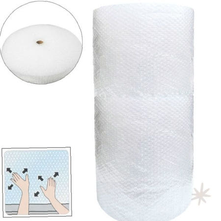 온라인쇼핑 발송자재 기포층 물건보호 충격방지재 택배준비 깨질염려 안전포장 투명롤