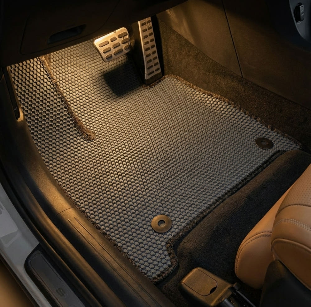 하이글로씨 TPE카매트 벌집매트 차량용 고무 1열 제품 이미지