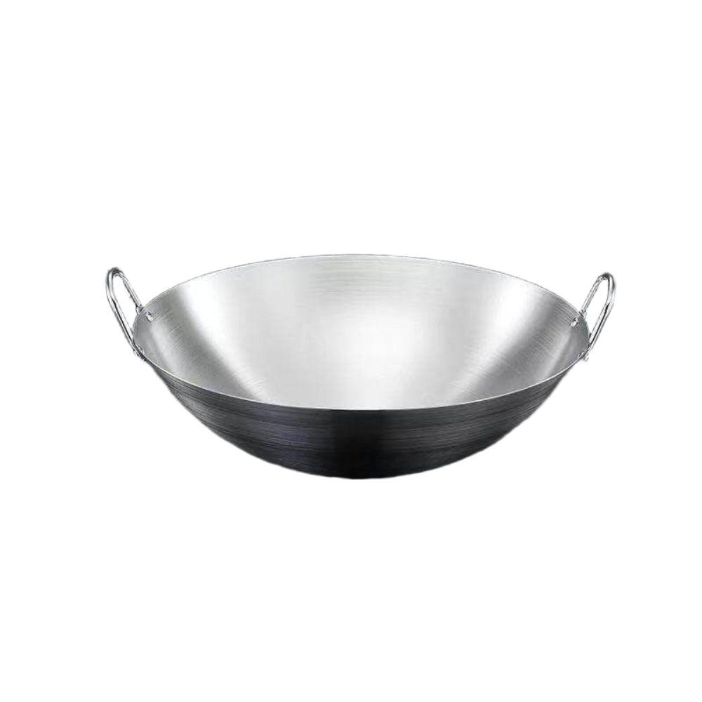 식당 업소용 중식 양손 냄비 스테인리스 상업용 튀김 대형 대형웍 시골 47cm 304 - 상품 이미지