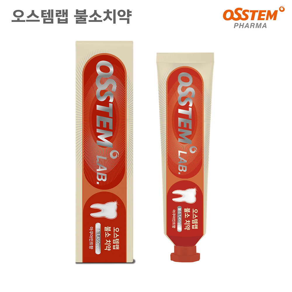 오스템랩 불소치약 1450ppm 아쿠아민트향 고불소 케어 치과 약국 치약 40g, 1개 - 상품 이미지