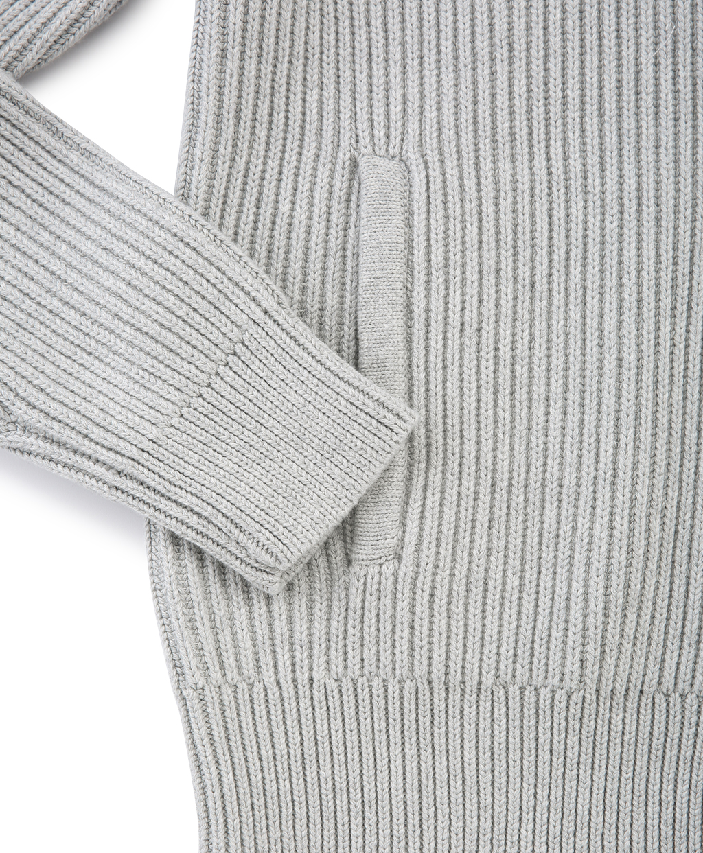 [브룩스브라더스] 코튼 립 숄 가디건 (그레이) (BBWCMF8677WES) 상세 이미지 6