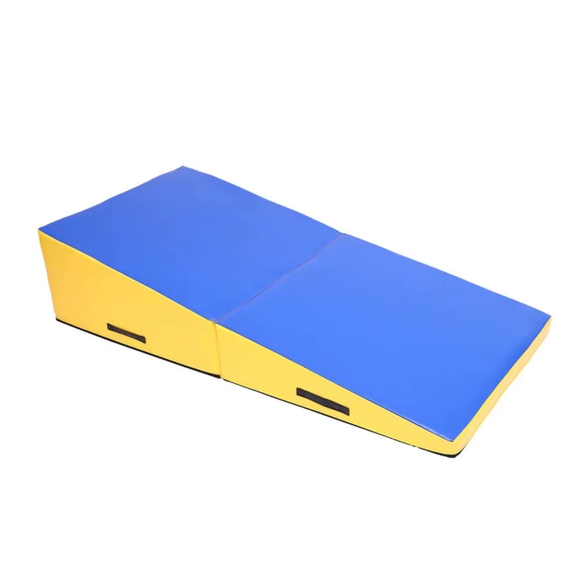 백덤블링 보조기구 에어볼 태권도장 소 백플립 장비 체조 삼각 경사 172 x 80x40 접이식 - 상품 이미지